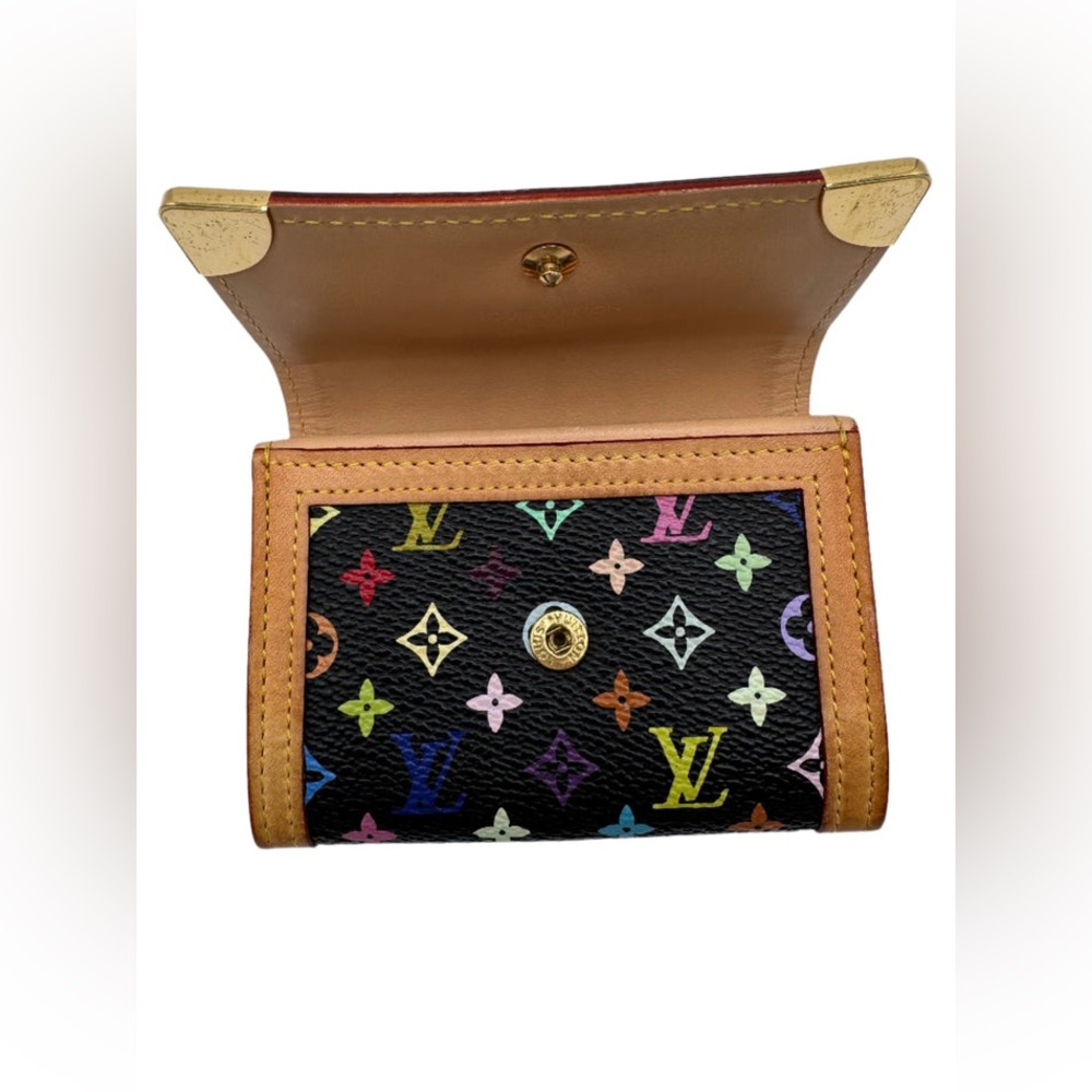 LOUIS VUITTON Portomone Plastic Coin Case Noir - VINTAGE - Picture 11 of 11